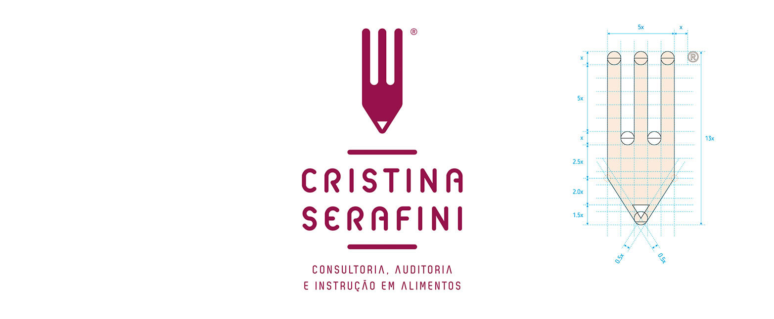 Branding Logo Cristina Farah Serafini - Food Consulting Security - i94.Co™