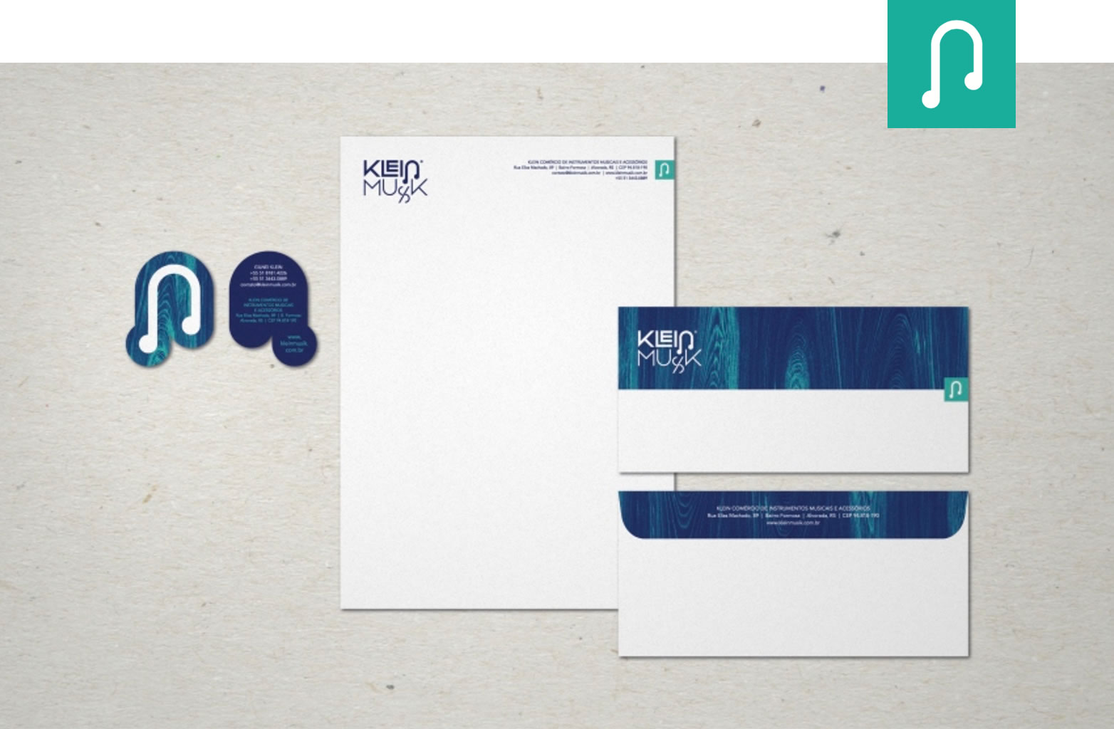 Branding Graphic Design Klein Musik - Music Accessories E-commerce Store - i94.Co™